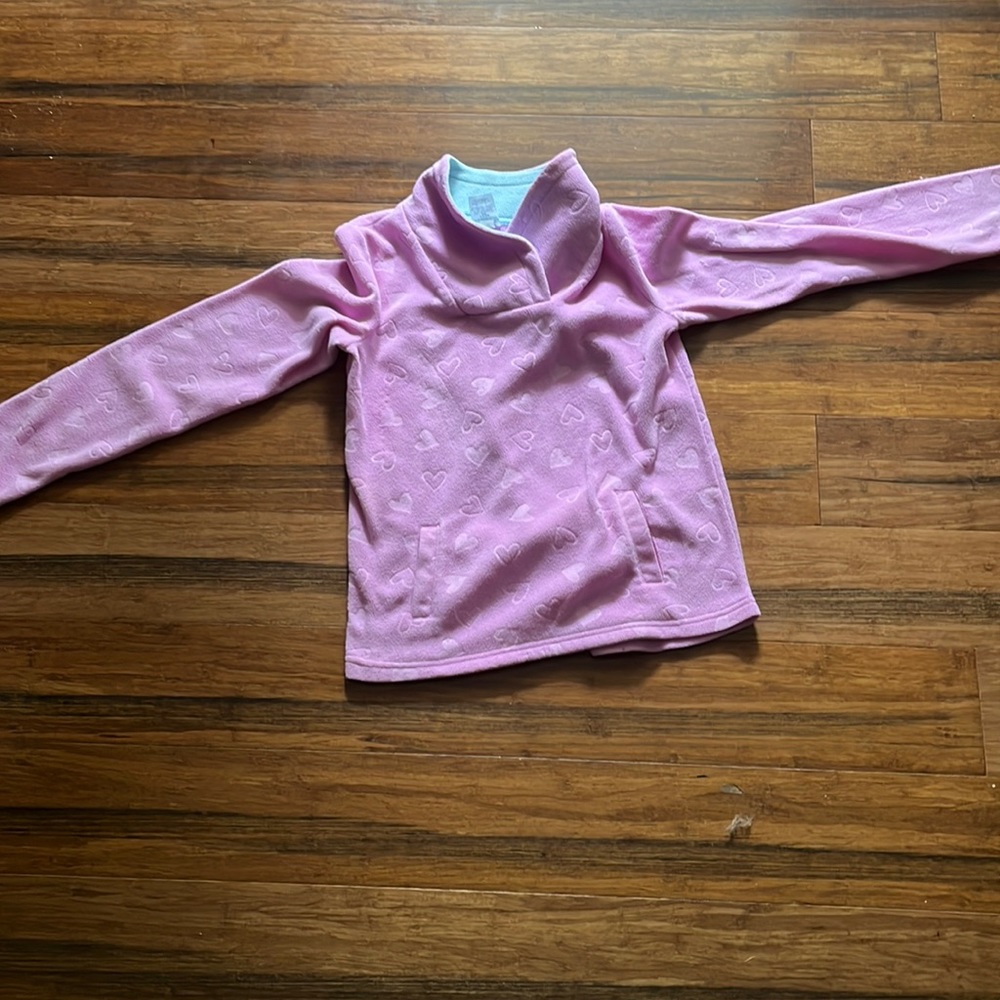 pink heart jacket worn twice.